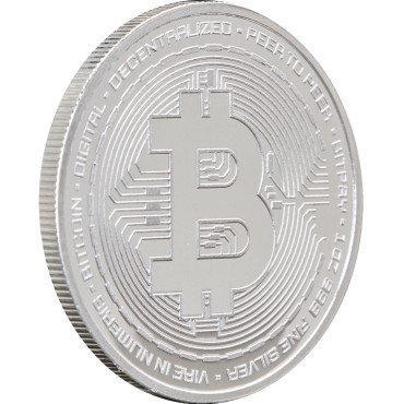 Серебряный раунд 1oz Биткоин "BitPay" США