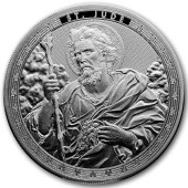 Серебряная монета 1oz Святой Иуда 5 седи 2026 Гана (пруф)