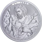 Срібна монета 1oz Святий Юда 5 седі 2026 Гана (пруф)