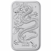 Серебряная монета 1oz Прямоугольный Дракон 1 доллар 2026 Австралия