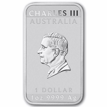Серебряная монета 1oz Прямоугольный Дракон 1 доллар 2026 Австралия