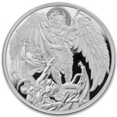 Срібна монета 1oz Архістратиг Михаїл 2 долари 2026 Ніуе
