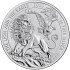 Серебряная монета 1oz Британский Лев и Американский Орел 2 английских фунта 2026 Британия