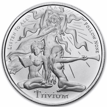 Серебряный раунд 1oz Тривиальные Девушки 2026 США