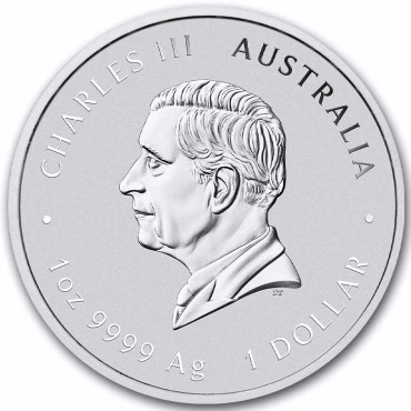 Серебряная монета 1oz Год Козы 1 доллар 2027 Австралия