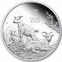 Серебряная монета 1oz Год Козы 1 доллар 2027 Австралия (пруф)