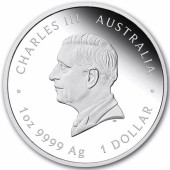 Срібна монета 1oz Рік Кози 1 долар 2027 Австралія (пруф)