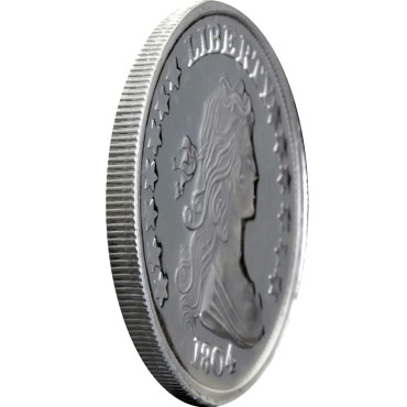 Серебряная монета 1oz Свобода 1804 США рестрайк