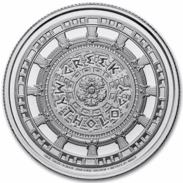 Срібний раунд 1oz Зевс "Грецька Міфологія" США
