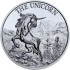 Серебряный раунд 2oz Единорог США