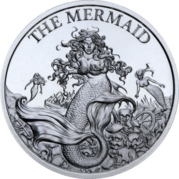 Срібний раунд 2oz Русалка США