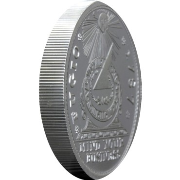 Срібна монета 2oz Фугіо-цент 1787 США рестрайк