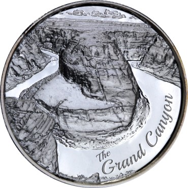Срібний раунд 2oz Гранд-Каньйон США