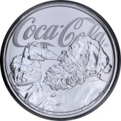 Срібна монета 1oz Coca Cola 1 долар 2019 Фіджі