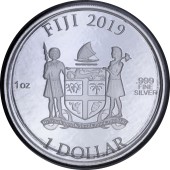 Серебряная монета 1oz Coca Cola 1 доллар 2019 Фиджи