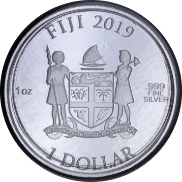 Срібна монета 1oz Coca Cola 1 долар 2019 Фіджі