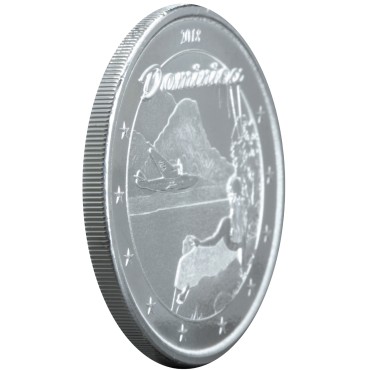 Срібна монета 1oz Домініка 2 долари 2018 Східні Кариби