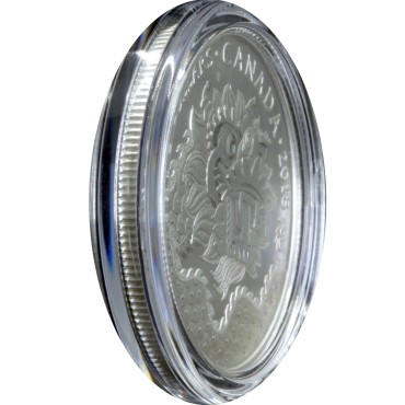 Срібна монета 1/4oz Дракон 8 доларів 2018 Канада