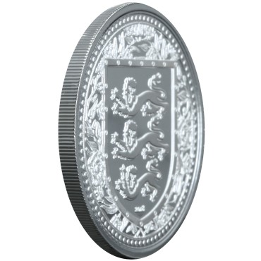 Срібна монета 1oz Королівський герб Англії 1 фунт 2018 Гібралтар