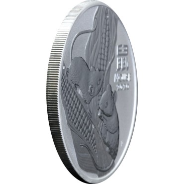 Срібна монета 1oz Рік Миші (Щура) 1 долар 2020 Австралія