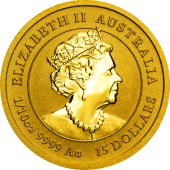 Золотая монета 1/10oz Год Мыши (Крысы) 15 долларов 2020 Австралия