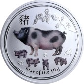 Срібна монета 1oz Слон 100 шилінгів 2013 Сомалі