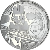 Срібна монета 1oz Солдат Клон "Зоряні Війни"  2 долара 2019 Ніуе