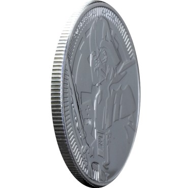 Серебряная монета 1oz Дарт Вейдер "Звездные Войны" 2 доллара 2019 НИУЭ