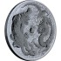 Срібна монета 1oz Дракон і Тигр 1 долар 2018 Австралія