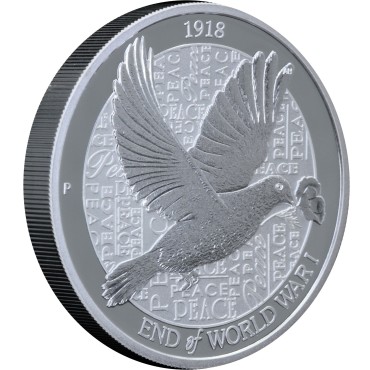 Срібна монета 2oz 100 років Закінчення Першої Світової Війни 2 долара 2018 Австралія