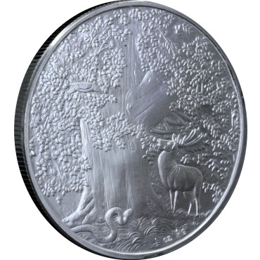 Срібний раунд 1oz Пекельний Пес - Гарм серія "Нордичні Істоти"