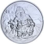 Срібний раунд 1oz Морозний Гігант серія "Нордичні Істоти"