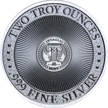 Срібний раунд 2oz Лохнеське Чудовисько США