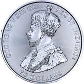 Серебряная монета 2oz 100-летие Конной Полиции 10 долларов 2020 Канада