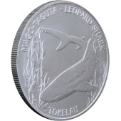 Срібна монета 1oz Африканський Леопард 5 седі 2019 Гана