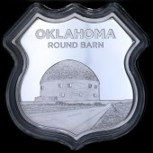 Срібний раунд 1oz Оклахома серія "Роут 66" США