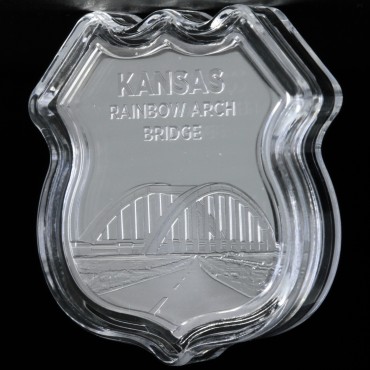 Срібний раунд 1oz Канзас серія "Роут 66" США