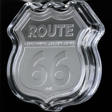 Срібний раунд 1oz Канзас серія "Роут 66" США