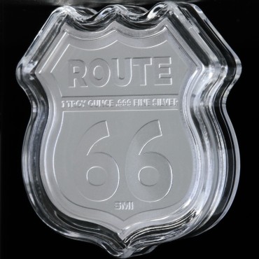 Серебряный раунд 1oz Миссури серия "Роут 66" США