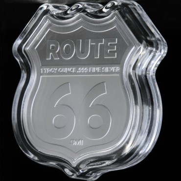 Срібний раунд 1oz Техас серія "Роут 66" США