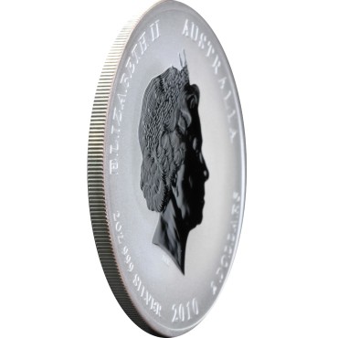 Срібна монета 2oz Рік Тигра 2 долара 2010 Австралія