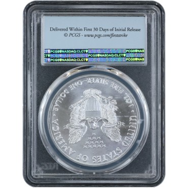 Срібна монета 1oz Американський Орел 1 долар 2016 США (PCGS MS69)