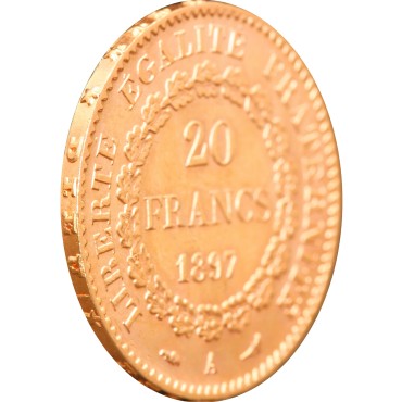 Золота монета 20 франків 1897 Франція