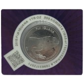 Серебряная монета 1oz Игуана 1 доллар 2015 Фиджи
