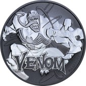 Серебряная монета 1oz Веном 1 доллар 2020 Тувалу