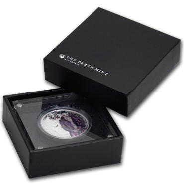 Срібна монета 1oz Джокер 1 долар 2019 Тувалу (кольорова)