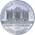 Срібна монета 1oz Віденська Філармонія 1,5 євро 2019 Австрія