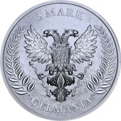 Срібна монета 1oz 5 марок Німеччина 2020 "Limited Edition for WORLD MONEY FAIR'20"
