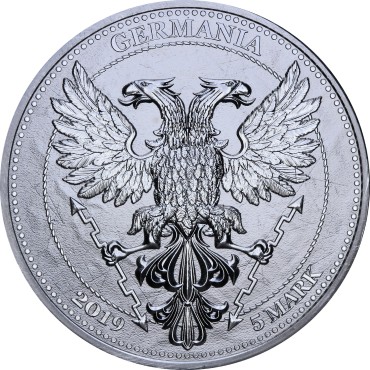 Срібна монета 1oz Дубовий Лист Німеччина 2019 Limited Edition for WORLD MONEY FAIR'20