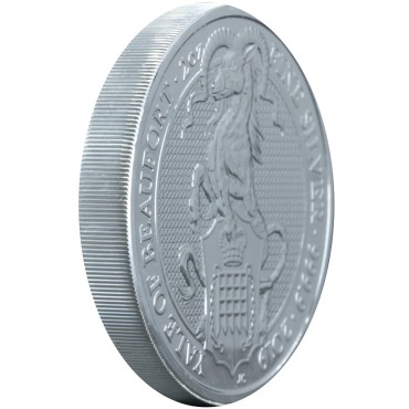 Срібна монета 2oz Єльський Бофорт 5 фунтів 2019 Великобританія